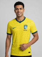 CAMISETA MASCULINA SELEÇÃO BRASILEIRA VERSÃO JOGADOR