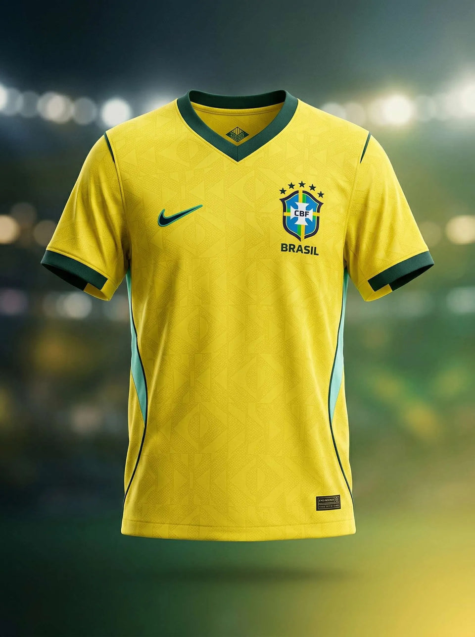 CAMISETA MASCULINA SELEÇÃO BRASILEIRA VERSÃO JOGADOR