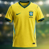 CAMISETA MASCULINA SELEÇÃO BRASILEIRA VERSÃO JOGADOR